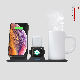  55 Degree Coffee Mug Warmer Qi Certification Desk Wireless Charging Stand 4 in 1 15W Fast Wireless Charger for Mobile Phone