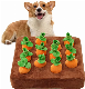 Pet Toy Plush Pull out Carrot Soft Safe Toy for Pets Interaction Educational Toy Sniffing Training for Pets