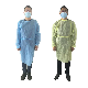  White Disposable Isolation Gown Blue Yellow Colors Can Be Customized CE FDA