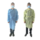 White Disposable Isolation Gown Blue Yellow Colors Can Be Customized CE FDA