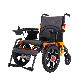  Factory Direct Sales Scooter for Disabled People and Elderly People Hot Selling Carbon Steel Frame Left and Right Foldable Portable Electric Wheelchair