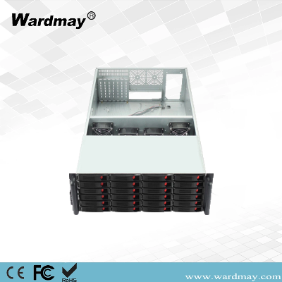 4u 24 Bays Hot Swap Server Case High Storage Rack Mount Server with 3.5" HDD