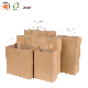  Square Bottom Biodegradable Paper Gift Shopping Bag Brown Kraft Paper Bag