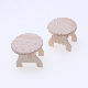 Dollhouse Doll House Mini Round Coffee Table Furniture Model Scene Accessories