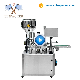 Automatic tray granule powder liquid paste filling and sealing machine