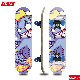 24 Inch Children Wooden Skateboard Plastic Bracket 4 PVC Wheels 17 Inch Cheap Maple Skateboard Toys manufacturer