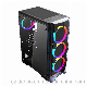  China Computer Tower Gaming Acrylic PC Case with RGB Fan