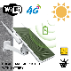  Outdoor Waterproof Multi-Band 4G SIM Card Router WiFi Solar Powered Camera Built-in 4*18650 Battery Long Standby