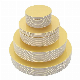  Gold/Silver Cake Board Round, Mini Cake Paper Board