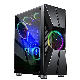  Distinct Front Panel Computer Cabinet Core RGB Fan Gaming ATX PC Case
