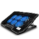  New Design Aluminum Laptop Cooling Pad with Six Cooler Fans