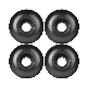  China Cheap Black White 95A 52mm Blank PU Custom Skateboard Wheels