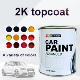  High Application Good Coverage OEM Acrylic Auto Paint Wholesale Spray High Chroma Car Paint HS 2K Topcoat White 201
