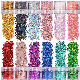  Polyester Cosmetic Makeup Colored Nail Laser Chunky Glitter for Body Decoration