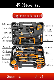  45-Piece Household Auto Repair Hand Hardware Socket Tool Kits for Homeowne