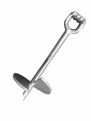 No Wrench Screw Anchor - 6" Helix