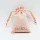 Custom Logo Drawstring Mini Velvet Bags Jewelry Gift Velvet Hand Fabric Bag