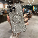 New Luxury Transparent Flash Powder Magnetic Mobile Phone Case Lens Protection for iPhone 11 12 13 14 15 PRO Max with Wireless Charging