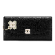 Lady Genuine Cow Leather Purse Clutch Travel Phone Wallet