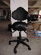  Black Color Nylon Base Caster Dentist Indulstrial Saddle Seat Chair