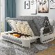  Modern Storage Living Room Sofa Cum Bed Fabric Folding Divan Sofa Bed