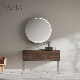  Vama 1200mm Traditional Matt Black Vessel Sink Free Stand Timber Wood Bathroom Vanity with Metal Base