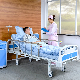  A2K Saikang Wholesale Movable Metal 2 Cranks 2 Function Adjustable Manual Medical Hospital Bed