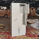  Changing Room School Z-Shape Compartment Staff Steel Double Door Gym Metal Locker