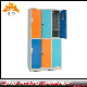 Factory Supply Knock Down Flat Packing Steel 6 Door Locker