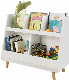 Children′ S Storage Cabinet with 5 Compartments Bookcase Storage Shelf