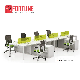 Modern Green Office Furniture Call Centre Cubicle Workstation (FOH-N4828)