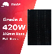  All Black 430W 420W Solar PV Module Installation for RV Roof Energy System Solar Power Cell Panel Price