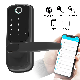  High Security Anti-Peep Code Fingerprint Door Handle WiFi APP Intelligent Digital Smart Door Lock