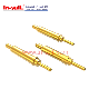  Brass Spring Contact Probes for Board or IC Tester Inserting, Spring Loaded Pogo Pin for PCB Board and Surface Mount