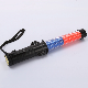 Extendable Safety Flashing LED Police Blue Red Traffic Wand Baton with Whistle and Top Light