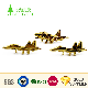  Made in China Custom Metal Brass Gold Plated Magnetic Back Airplane Lapel Pin for Decoration