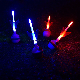  LED light up Ring Toss-Lawn Darts Game-Glow in The Dark Game Set-Outdoor Family Game for Backyard, Lawn, Beach and More.