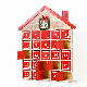  Hot Selling China Wholesale Chirstmas Adult Boys House Shape Wooden Advent Calendar