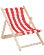 Adjustable Height Foldable Wooden Beach Chair