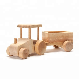  Handmade Custom Solid Wood Toy Tractor and Wagon