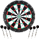  Double-Sided Bristle Dart Set with Six Darts