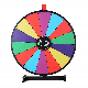 18inch 24inch Round Color Spinning Prize Wheel Spin to Win Game Kit Editable Magnetic Board with Dry Erase Marker