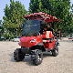  New Design 48V 2+2 Passengers Carts Electric 4 Wheel 4 Seats Sightseeing Bus Club Car Electric Lithium Battery Golf Buggy Hunting Cart Electric Club Golf Car