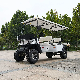  New Lifted 48V Electric Golf Carts 6 Person White off Road Golf Scooter 4+2 Seats Lithium Battery Electric Car Frame Mini Classic 4 Wheels Club Car Golf Cart