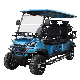 2023 New Model Style Bx 4+2 Seat Sightseeing Bus Club Cart Electric Golf Buggy Hunting Cart with CE DOT