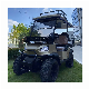 Yellow 2+2 Electric 4-Wheel Golf Cart, Electric Sightseeing Bus, Battery Driven Hunting Cart Manufacturer Direct Sales Golf Cart manufacturer