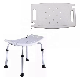  Bathroom Shower Chair Aluminum Adjustable Lightweight Bath Stool Shower Bench for Elderly