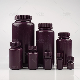  8ml 15ml 30ml 60ml 125ml 250ml 500ml 1000ml Capacity Brown HDPE Plastic Reagent Bottle with Screw Lid