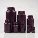 8ml 15ml 30ml 60ml 125ml 250ml 500ml 1000ml Capacity Brown HDPE Plastic Reagent Bottle with Screw Lid