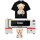 Locor Brand Digital Inkjet T Shirt Sublimation Textile Fabrics A3 Dtf Printing Machine Shaking Powder 70cm Dtf Printer